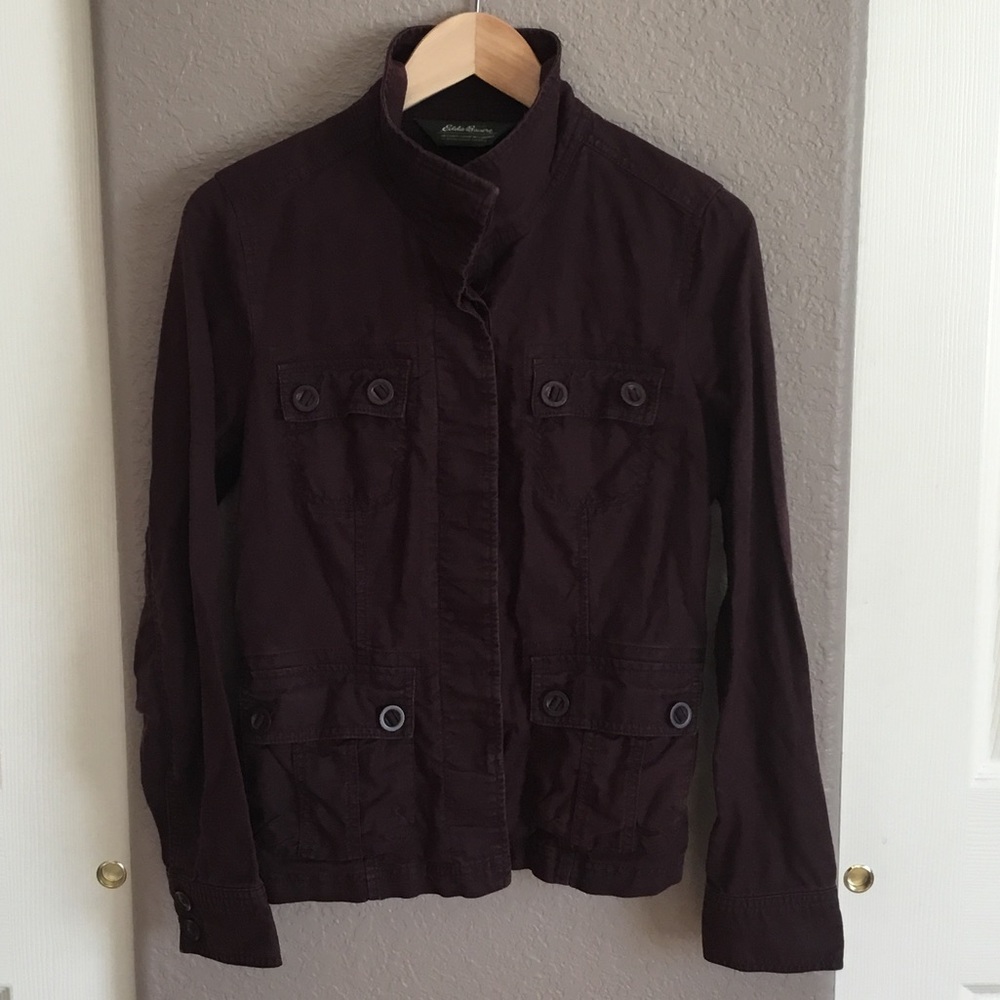 Eddie Bauer Linen Utility Jacket